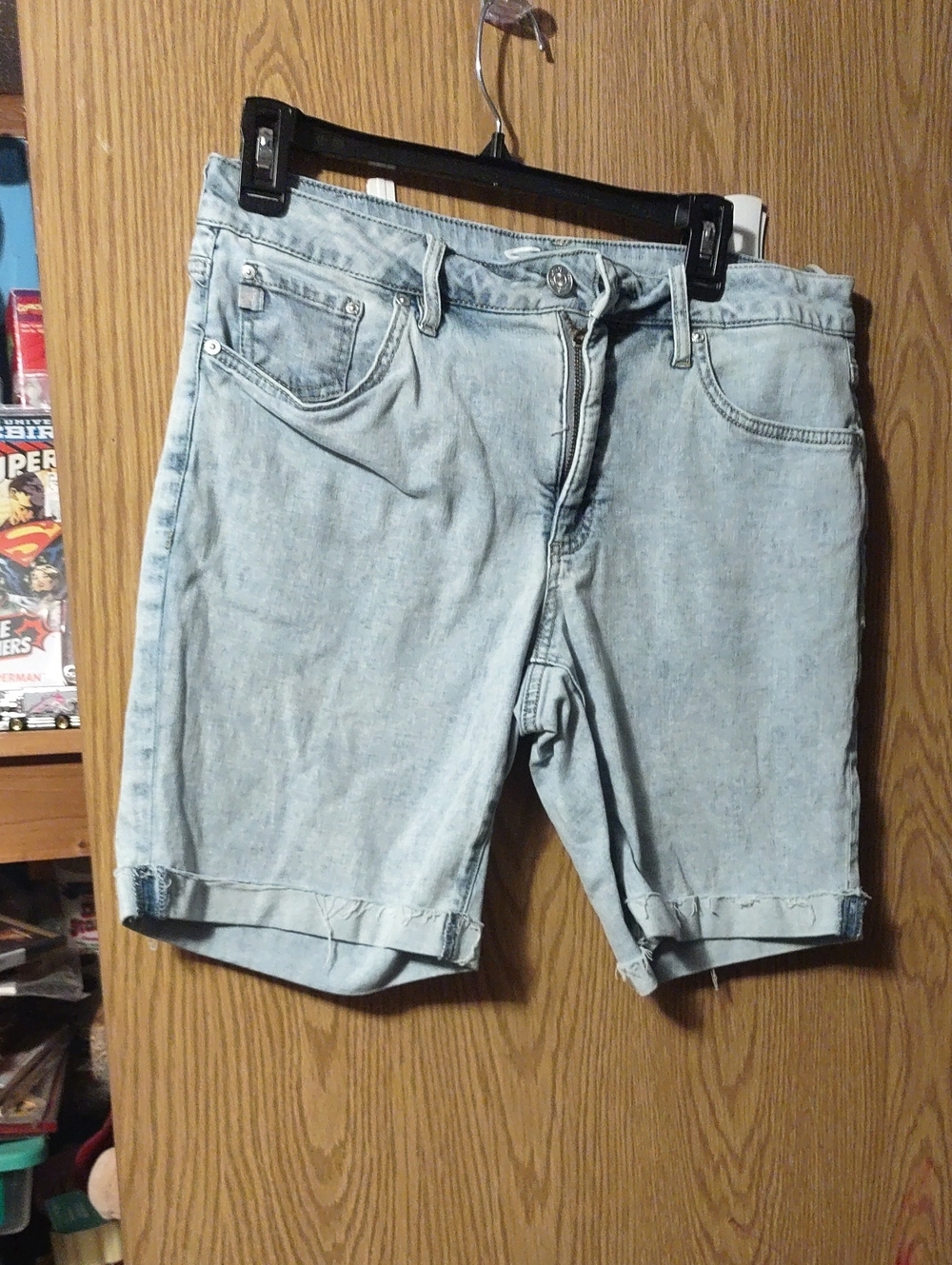 Seven7 Light Blue Women's Denim Shorts